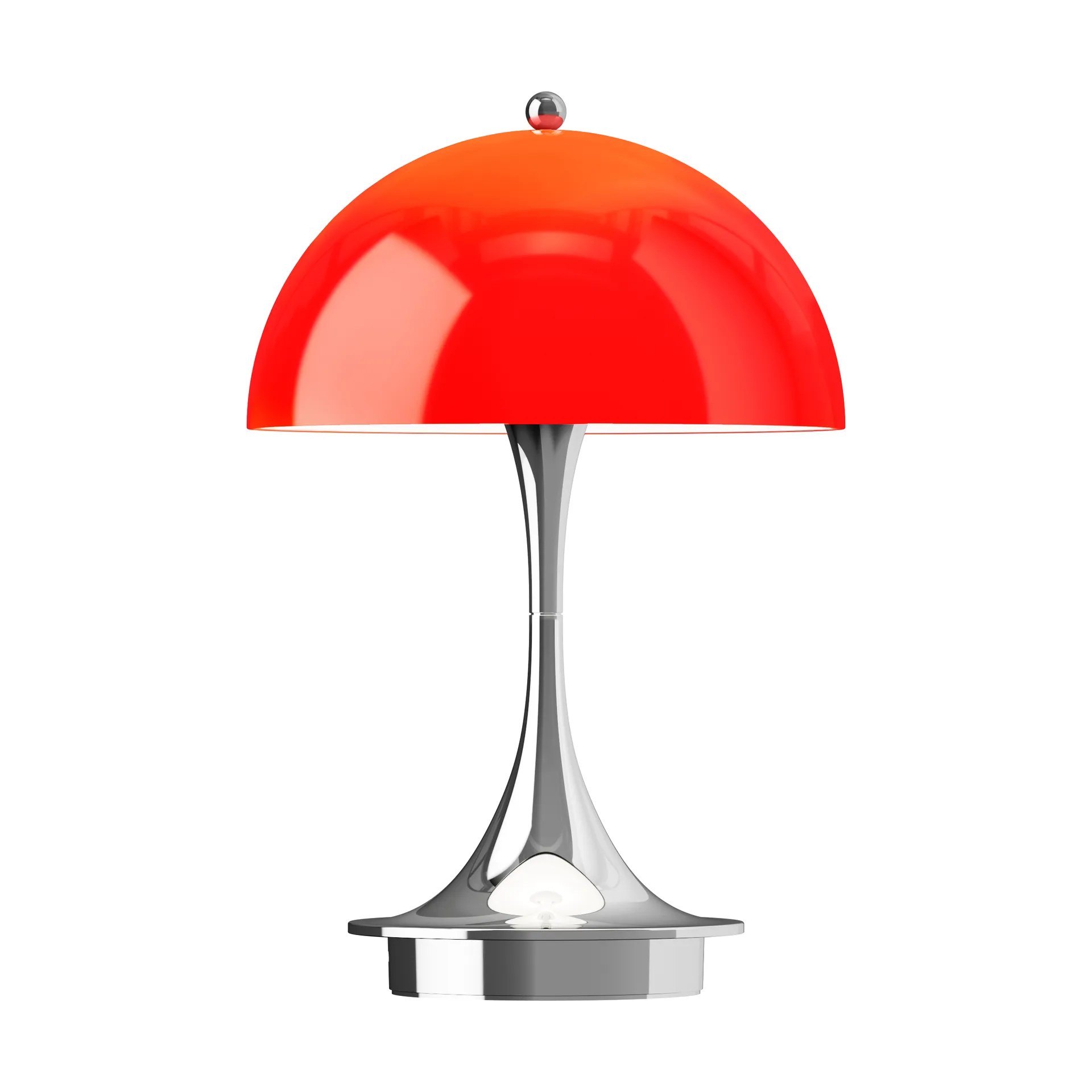 Lampada da tavolo Panthella 160 Portable v3, Original Opal Red Louis Poulsen