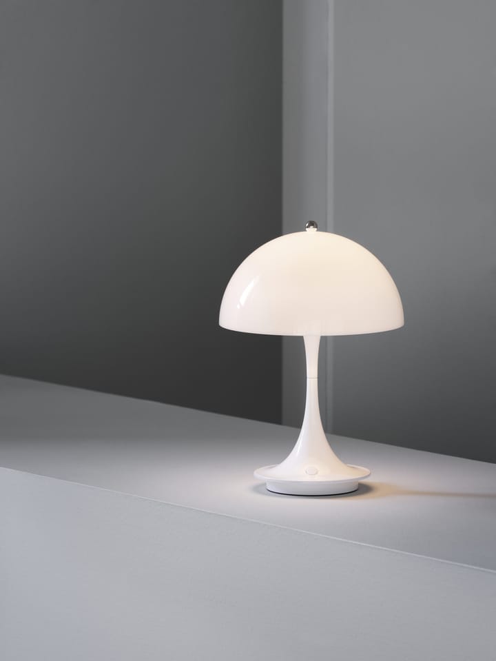 Lampada da tavolo Panthella 160 portable - Vetro opalino - Louis Poulsen
