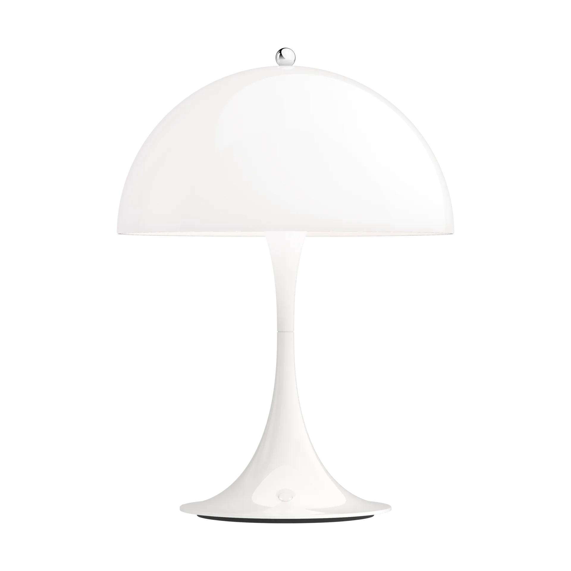 Lampada da tavolo Panthella 250 portable, Acrilico bianco opalino Louis Poulsen