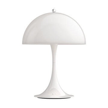 Lampada da tavolo Panthella 250 portable - Acrilico bianco opalino - Louis Poulsen