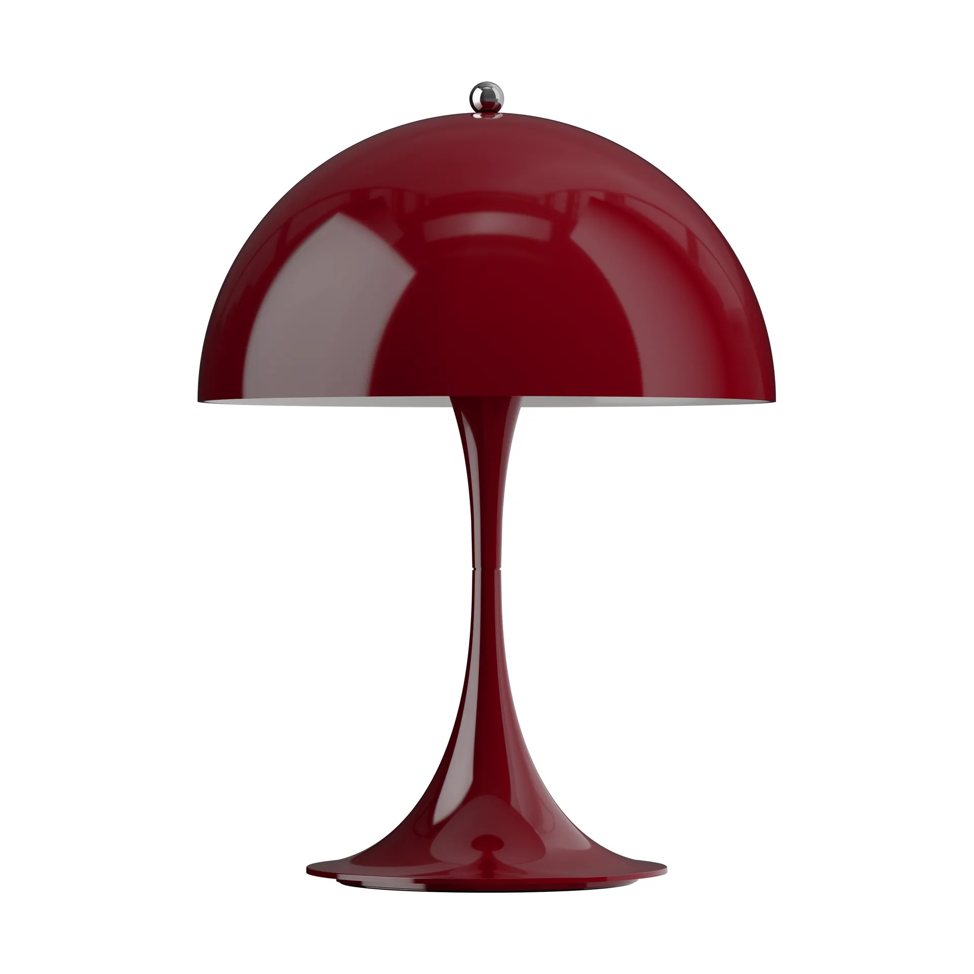 Lampada da tavolo Panthella 250 portable, Opaque burgundy Louis Poulsen