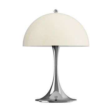 Lampada da tavolo Panthella 250 portable V3 - Chrome opal beige - Louis Poulsen
