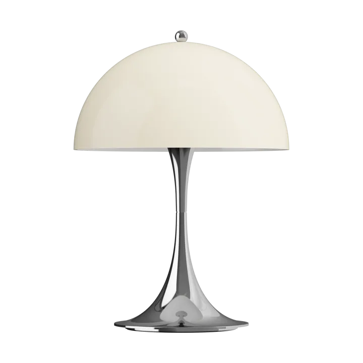 Lampada da tavolo Panthella 250 portable V3 - Chrome opal beige - Louis Poulsen