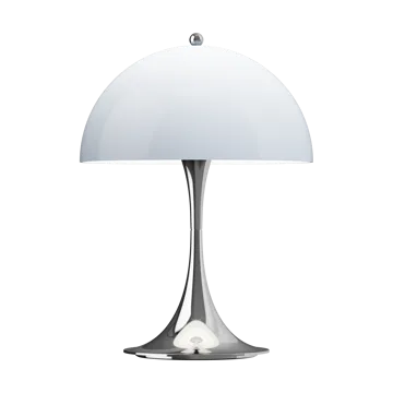 Lampada da tavolo Panthella 250 portable V3 - Chrome opal blue grey - Louis Poulsen