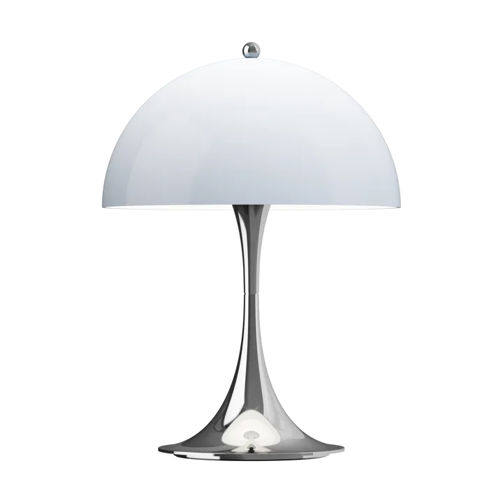Lampada da tavolo Panthella 250 portable V3 - Chrome opal blue grey - Louis Poulsen