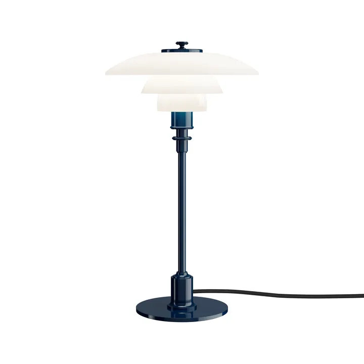 Lampada da tavolo PH 2/1 - Blu profondo lucido - Louis Poulsen