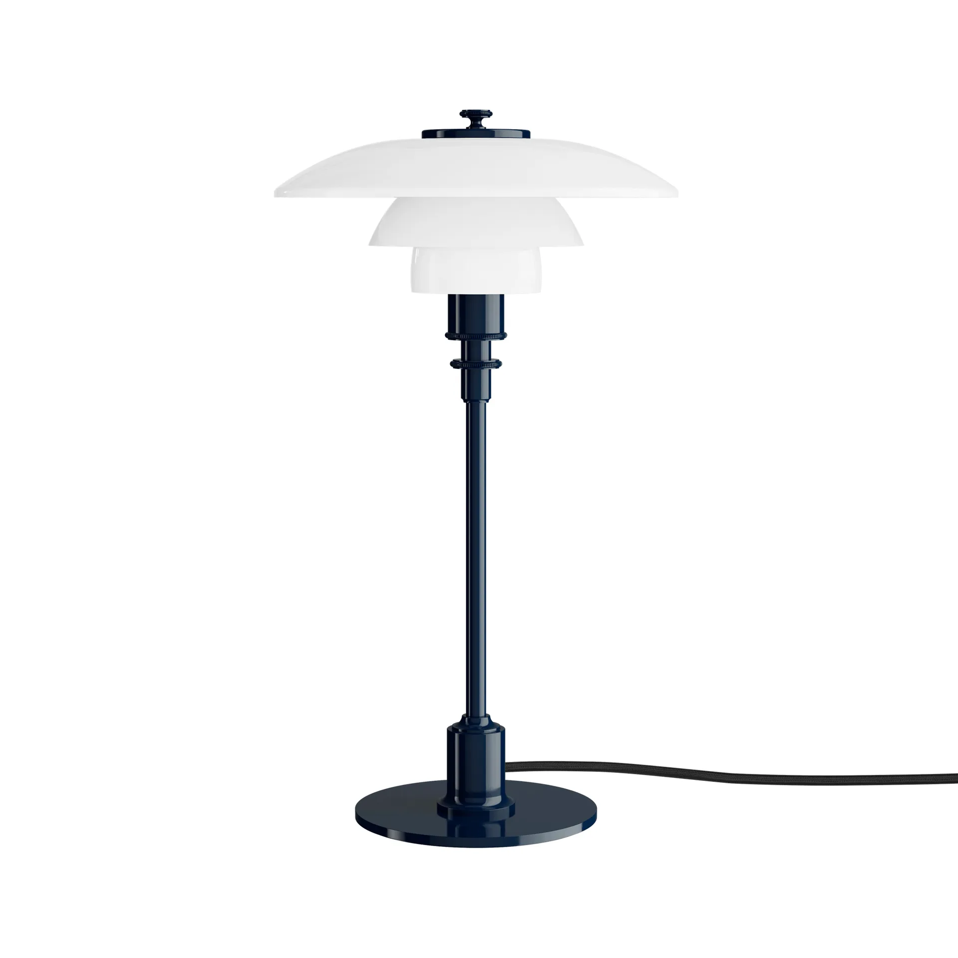 Lampada da tavolo PH 2/1, Blu profondo lucido Louis Poulsen