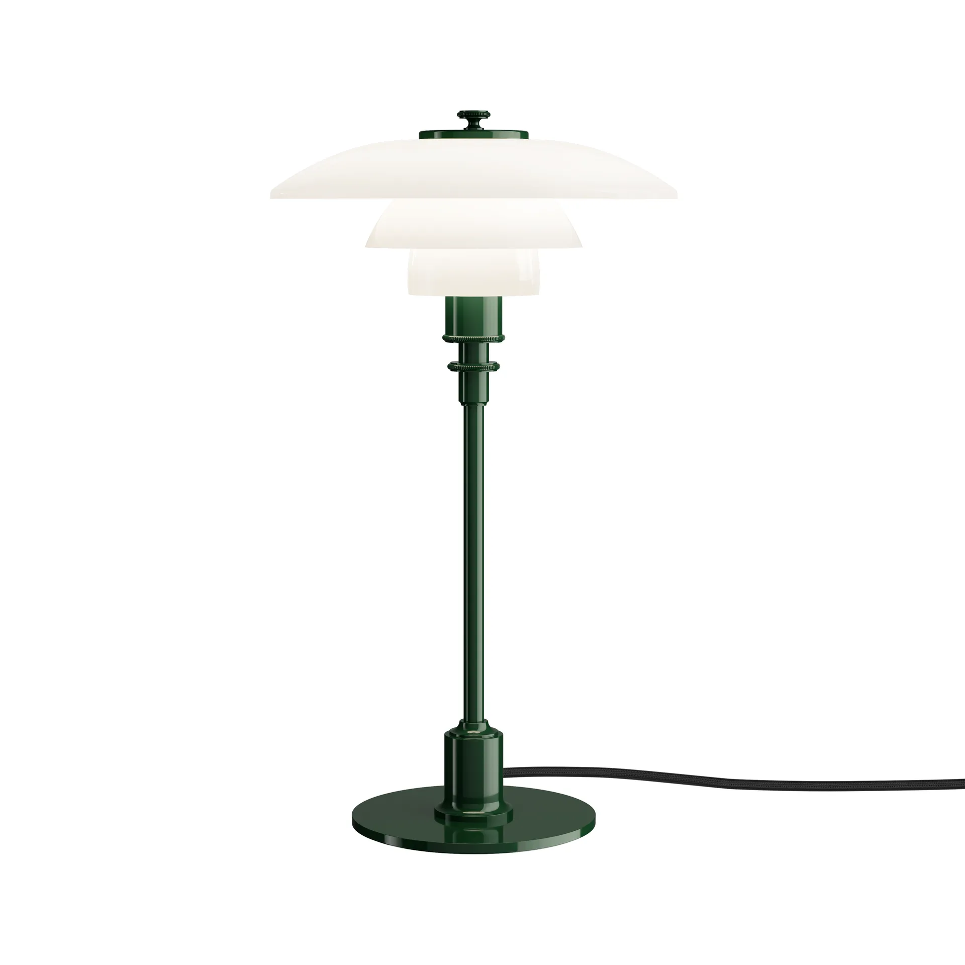 Lampada da tavolo PH 2/1, Verde intenso lucido Louis Poulsen