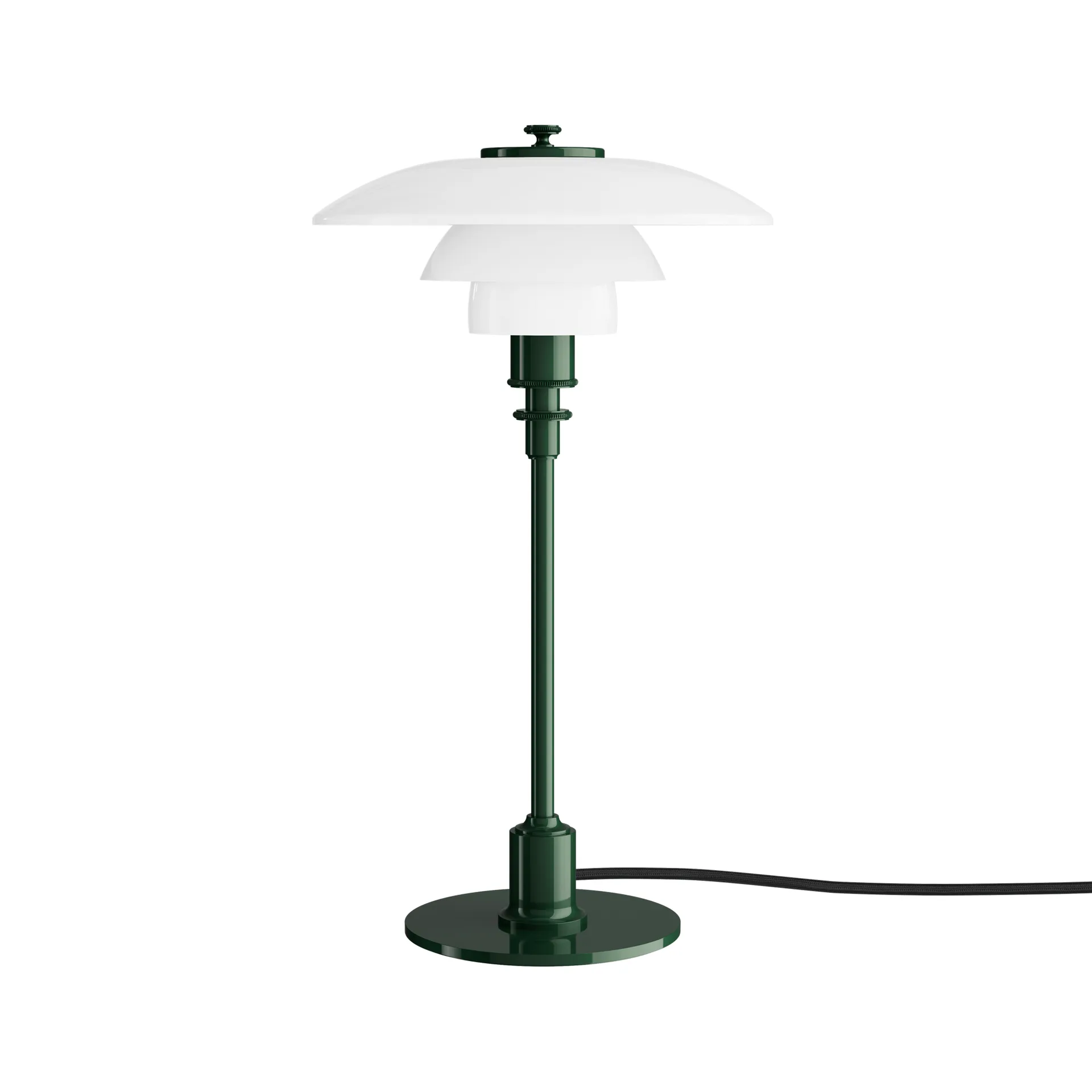 Lampada da tavolo PH 2/1, Verde intenso lucido Louis Poulsen