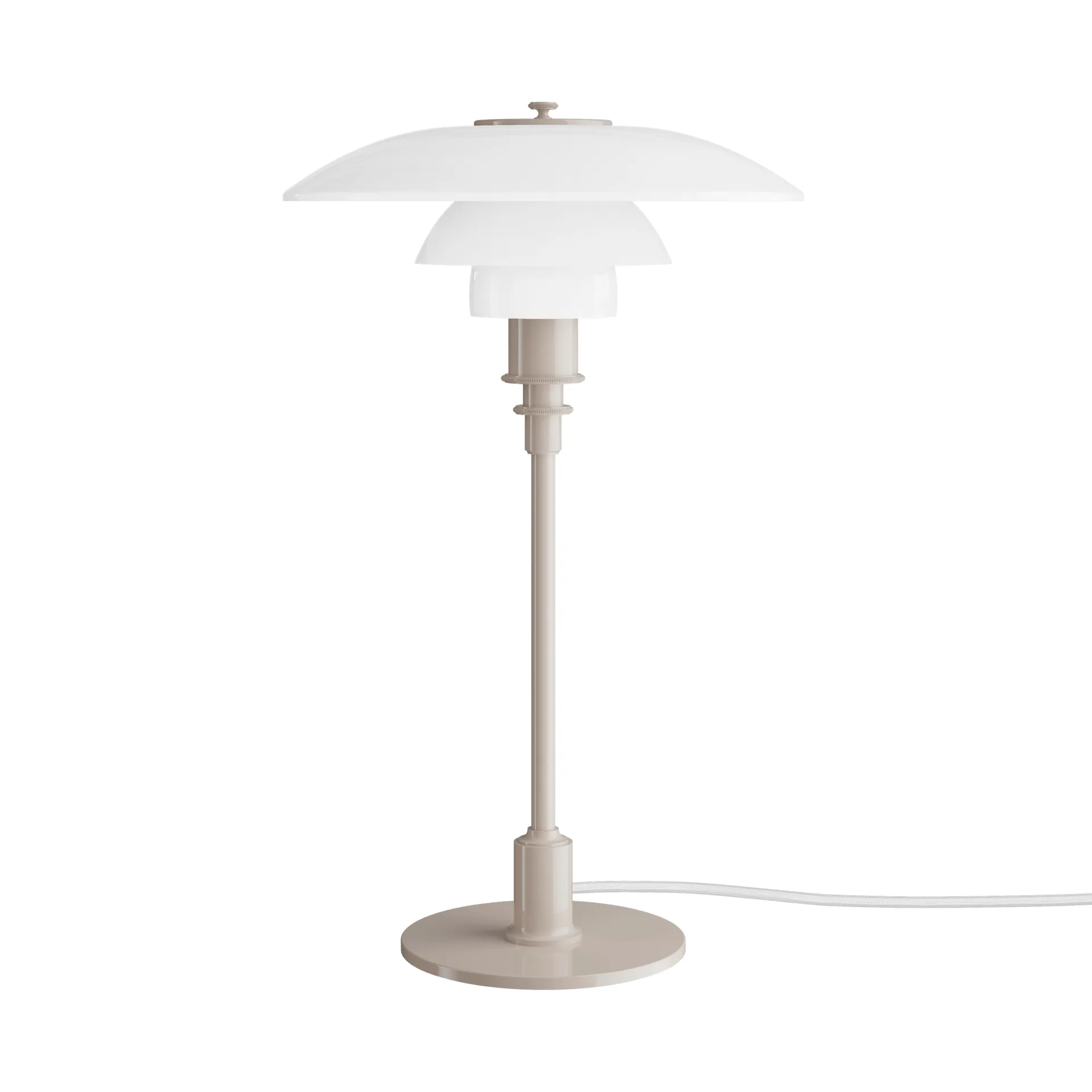 Lampada da tavolo PH 3/2, Beige lucido Louis Poulsen