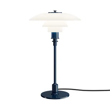 Lampada da tavolo PH 3/2 - Blu profondo lucido - Louis Poulsen