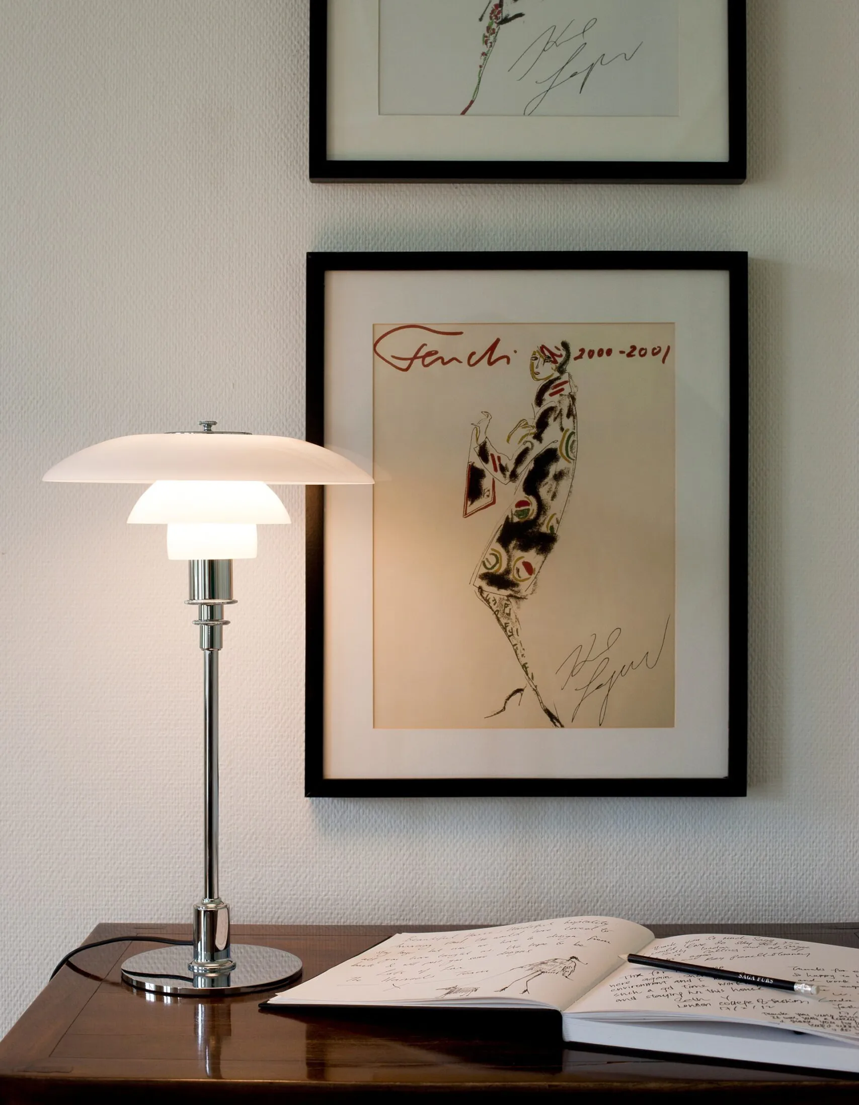 Lampada da tavolo PH 3/2, Cromo Louis Poulsen