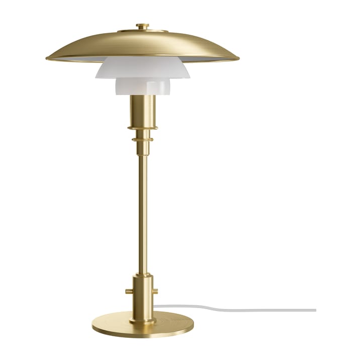 Lampada da tavolo PH 3/2 Limited Edition, Ottone-vetro opalino Louis Poulsen