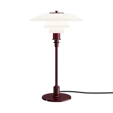 Lampada da tavolo PH 3/2 - Lucido burgundy - Louis Poulsen