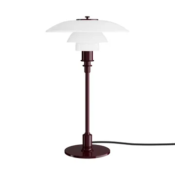 Lampada da tavolo PH 3/2 - Lucido burgundy - Louis Poulsen