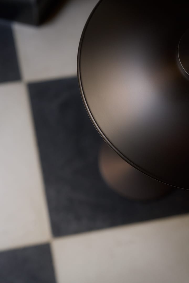 Lampada da tavolo PH 3/2 Luna, Aged brass-vetro opale Louis Poulsen