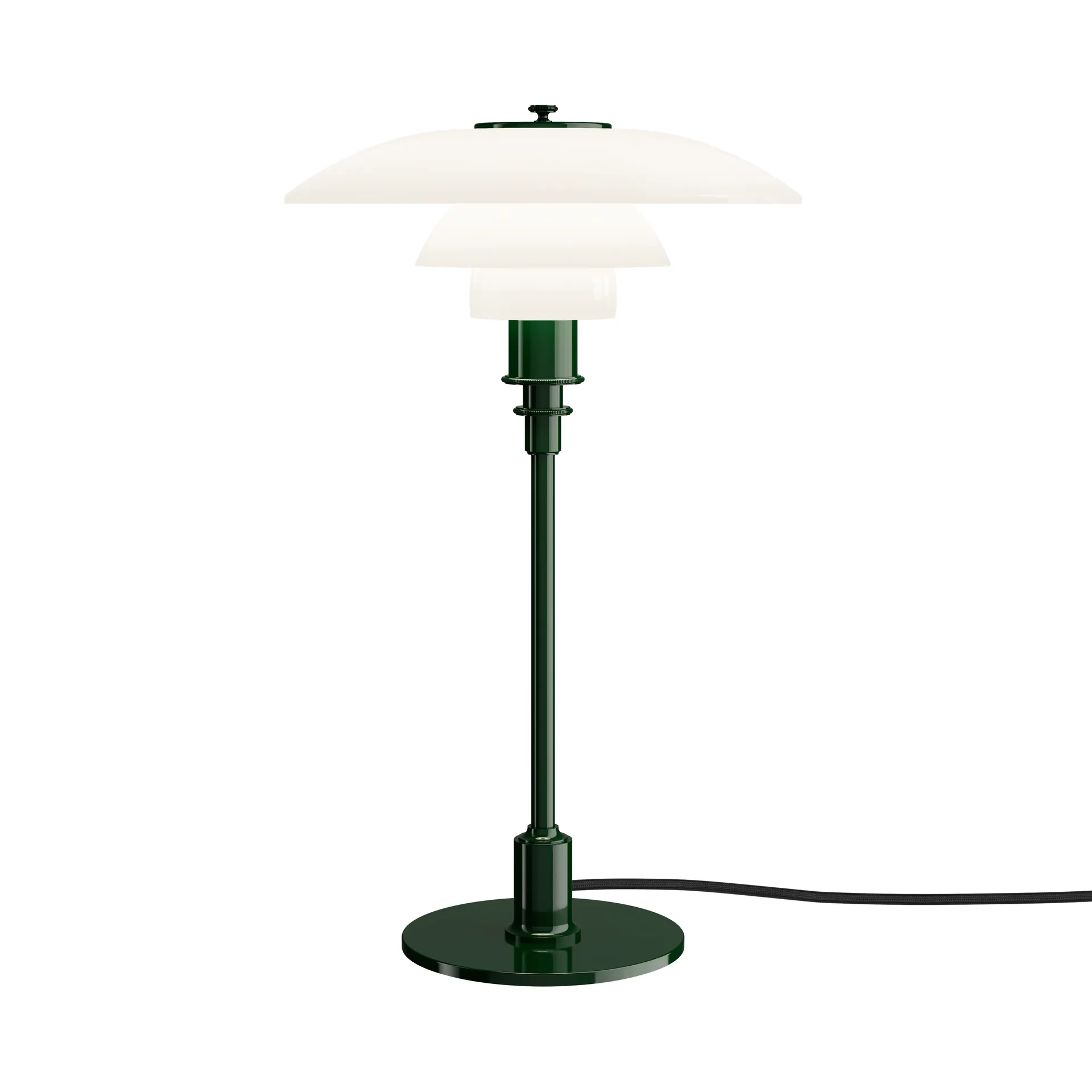Lampada da tavolo PH 3/2, Verde intenso lucido Louis Poulsen