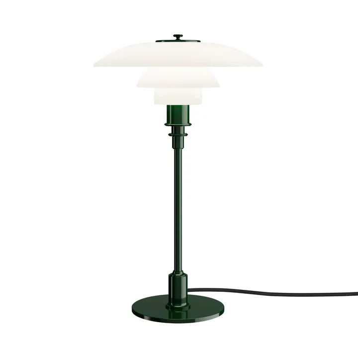 Lampada da tavolo PH 3/2 - Verde intenso lucido - Louis Poulsen