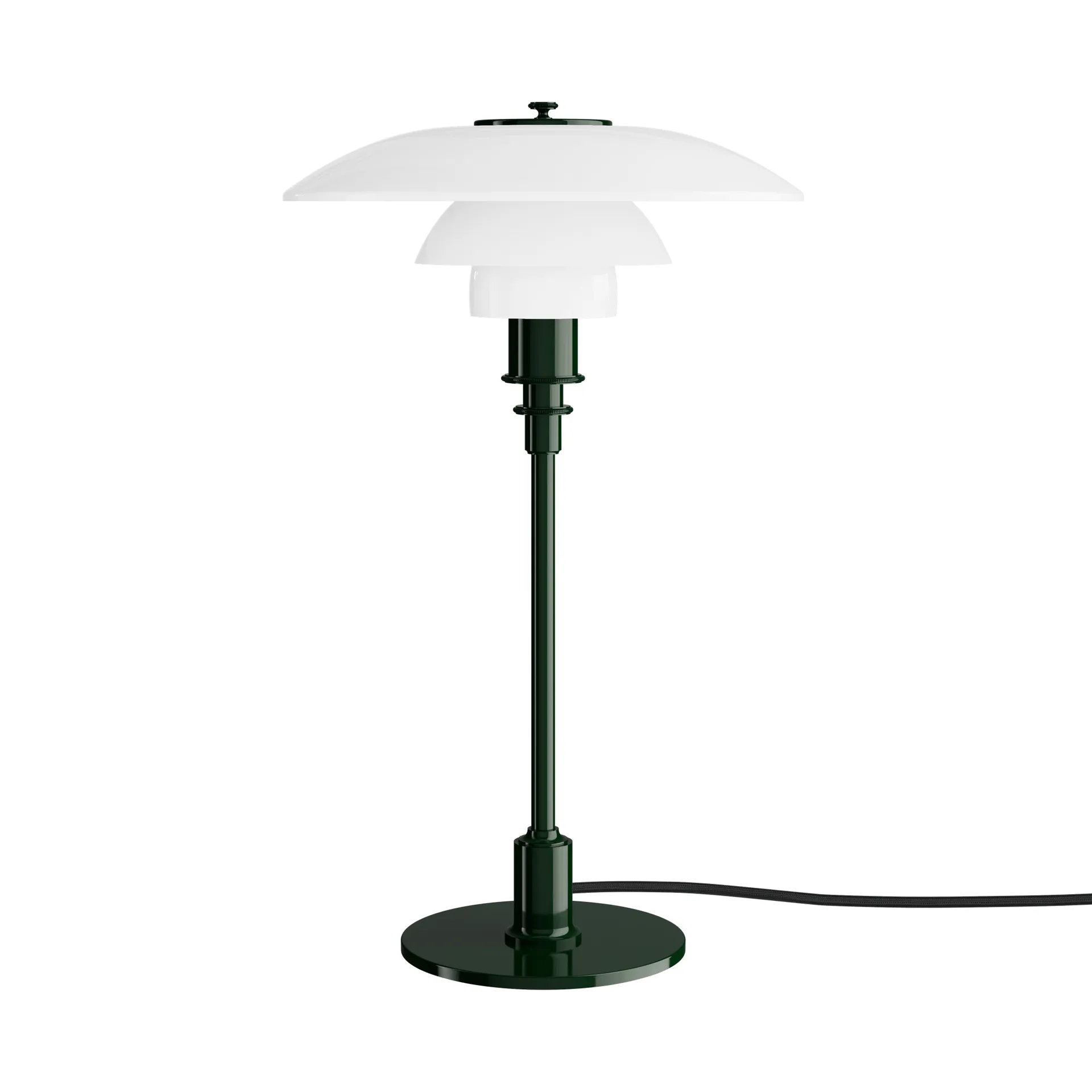 Lampada da tavolo PH 3/2, Verde intenso lucido Louis Poulsen