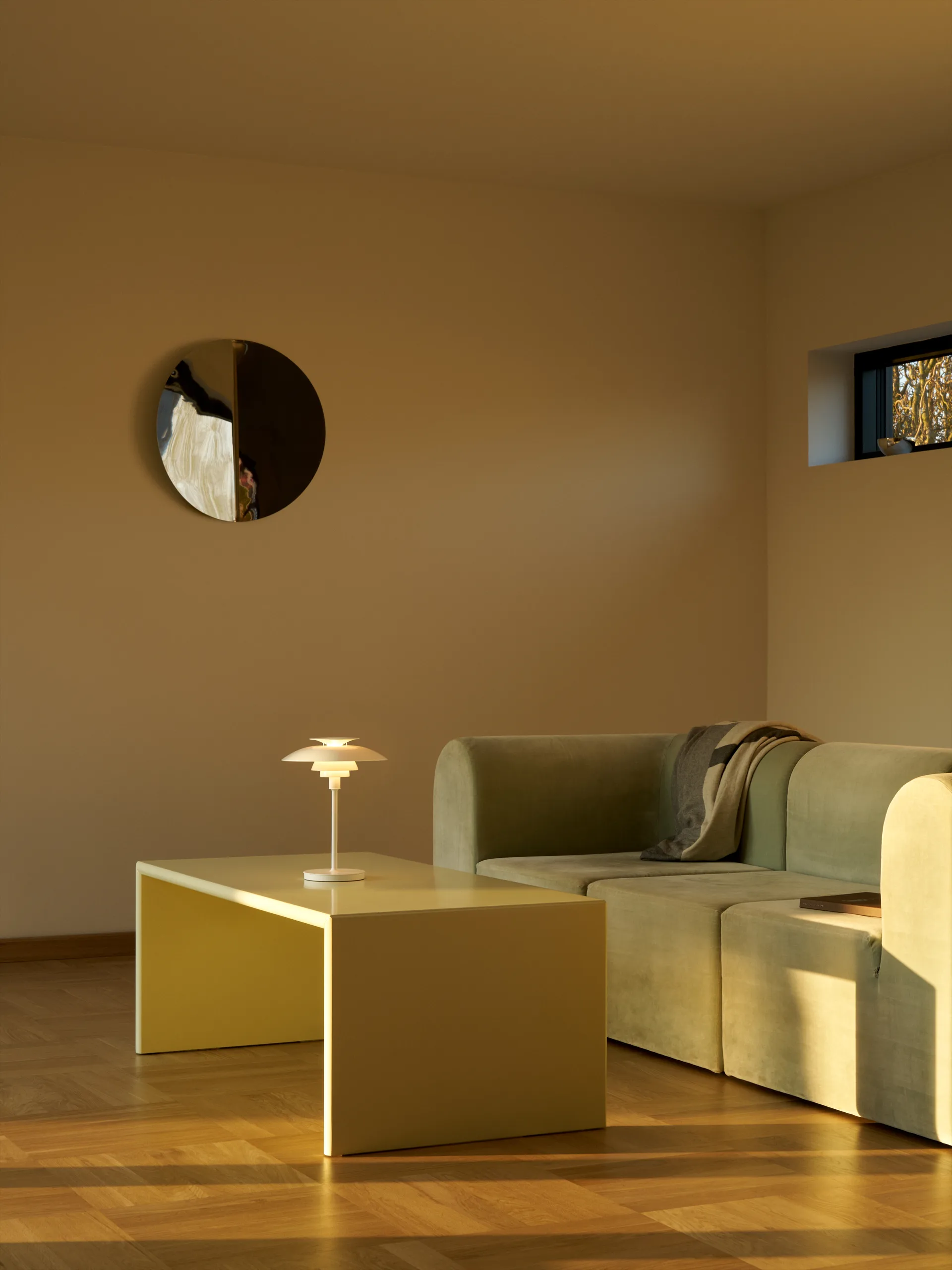 Lampada da tavolo PH 80 portatile, Opale bianco, bianco Louis Poulsen