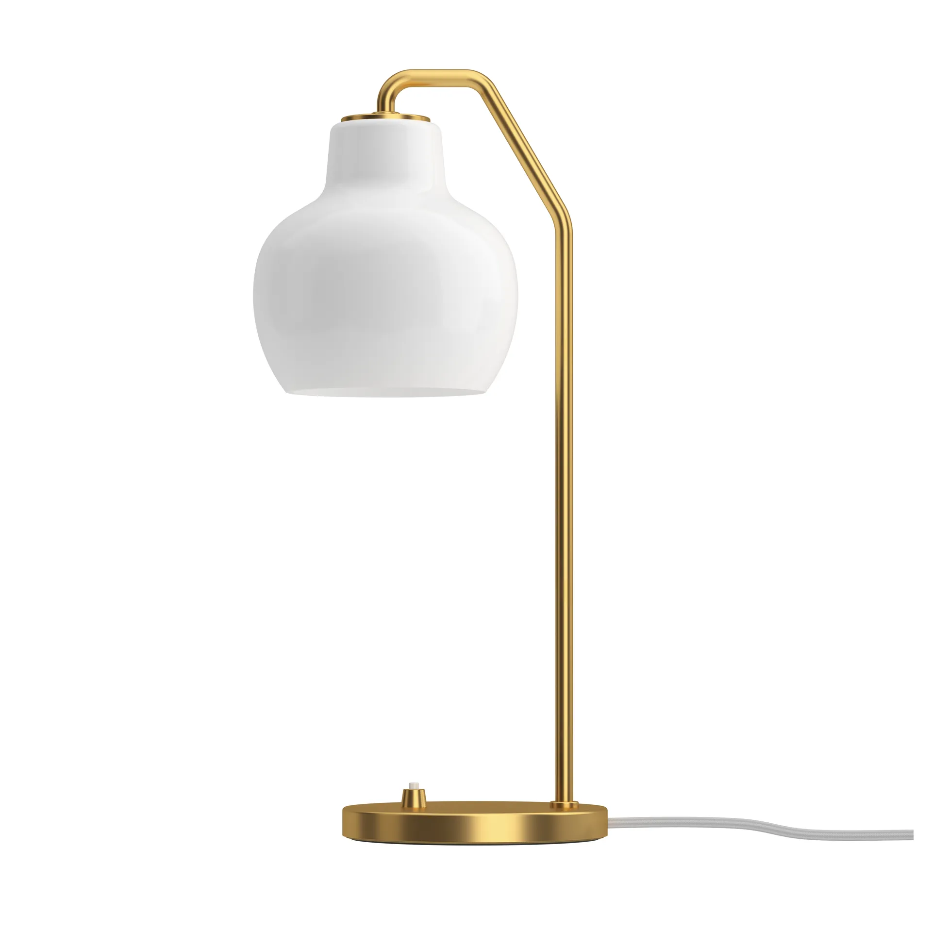 Lampada da tavolo VL Ring Crown Ø15 cm, Ottone-vetro opale Louis Poulsen