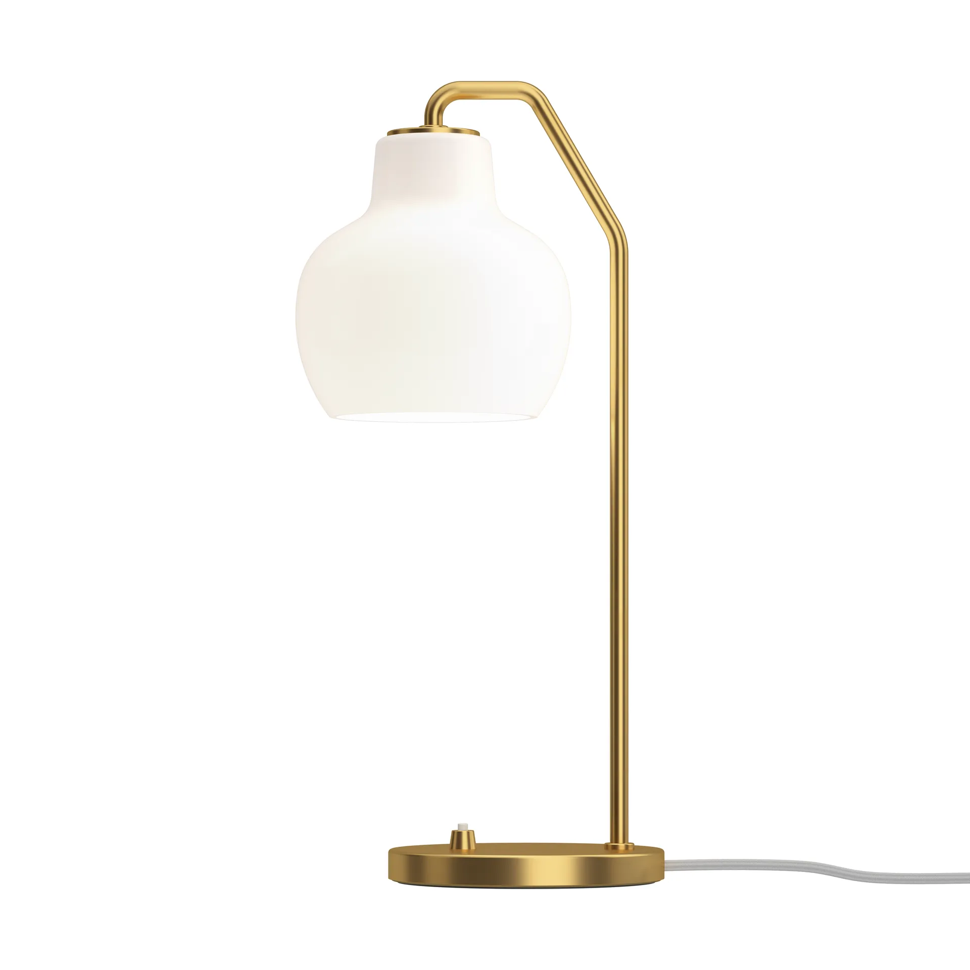 Lampada da tavolo VL Ring Crown Ø15 cm, Ottone-vetro opale Louis Poulsen
