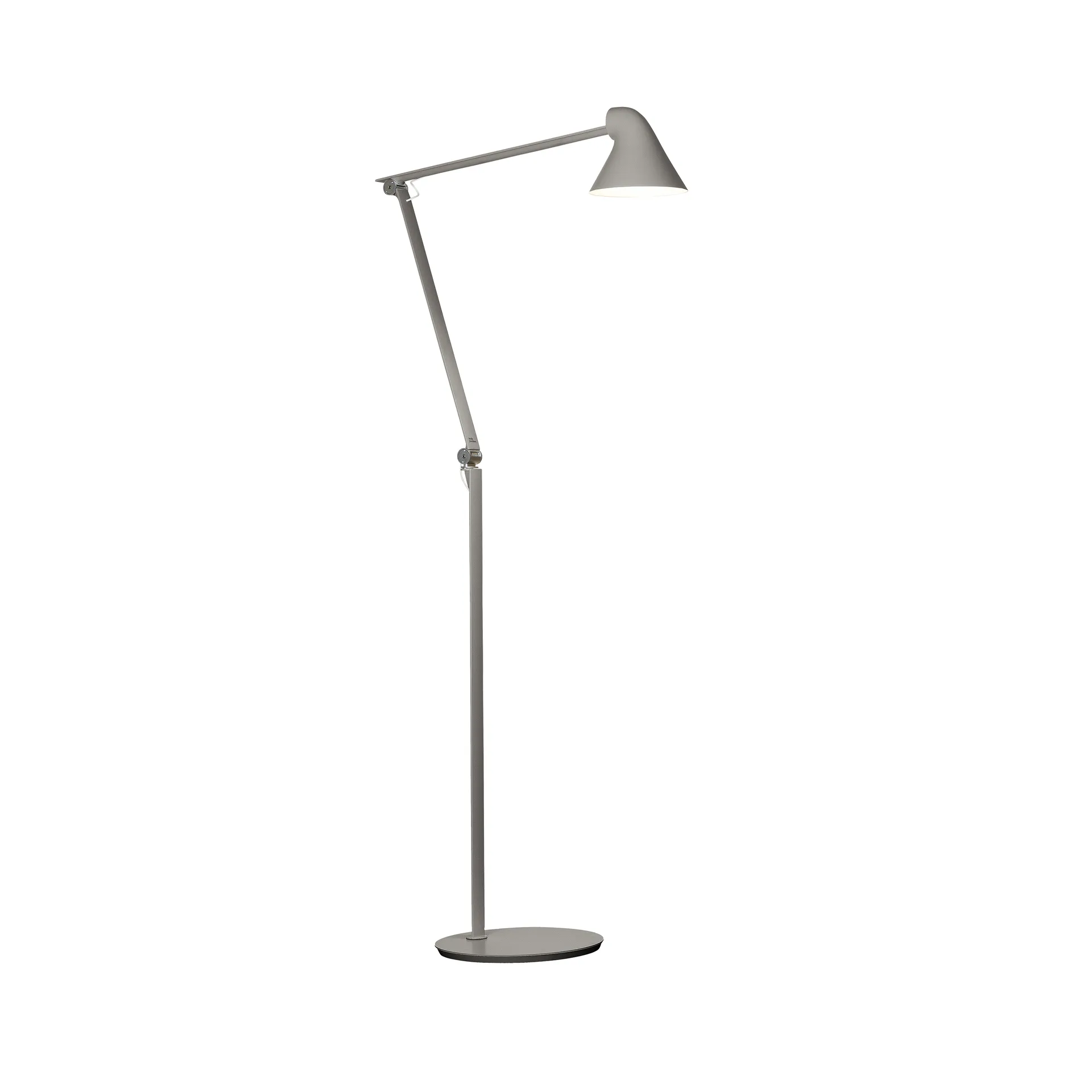 Lampada da terra NJP, Grigio chiaro, LED, 3000k Louis Poulsen