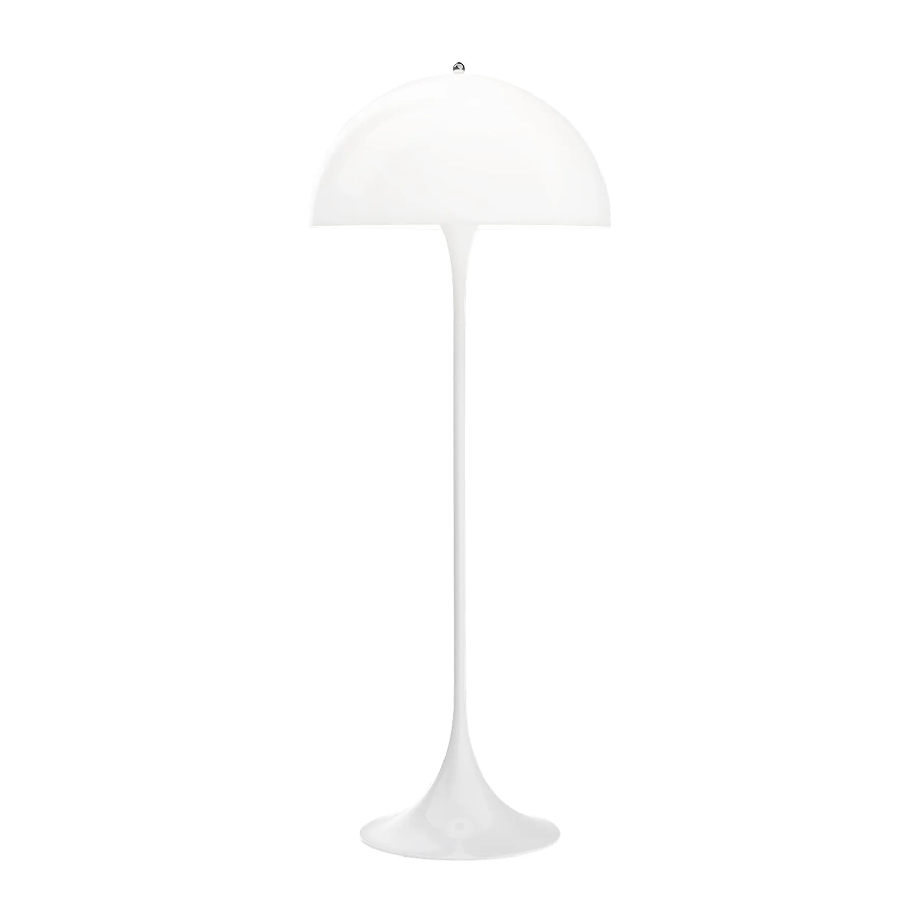Lampada da terra Panthella, Acrilico bianco Louis Poulsen