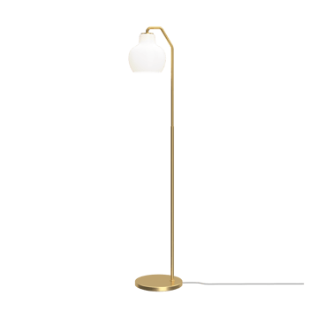 Lampada da terra VL Ring Crown  - Ottone-vetro opale - Louis Poulsen