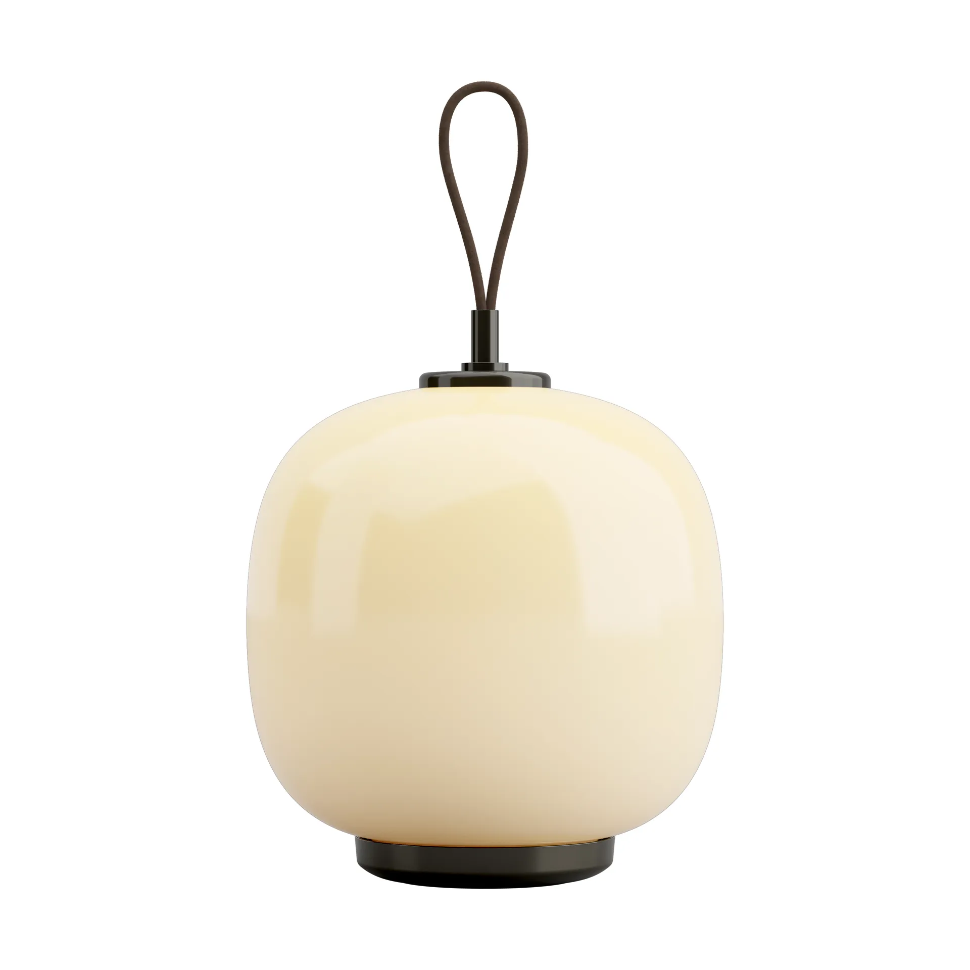 Lampada portatile VL45 Radiohus Ø17,5 cm, Brass-pale yellow glass Louis Poulsen