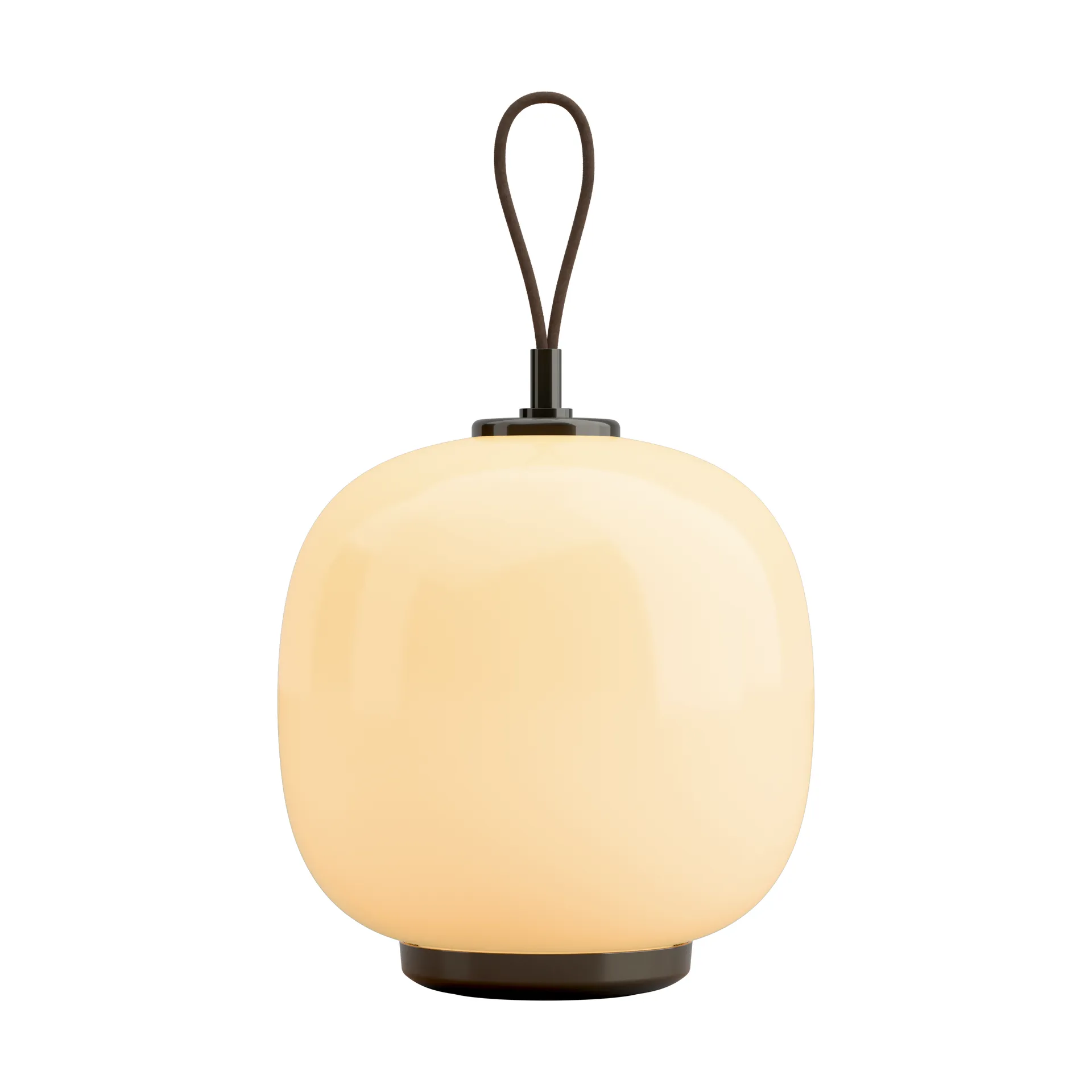 Lampada portatile VL45 Radiohus Ø17,5 cm, Brass-pale yellow glass Louis Poulsen