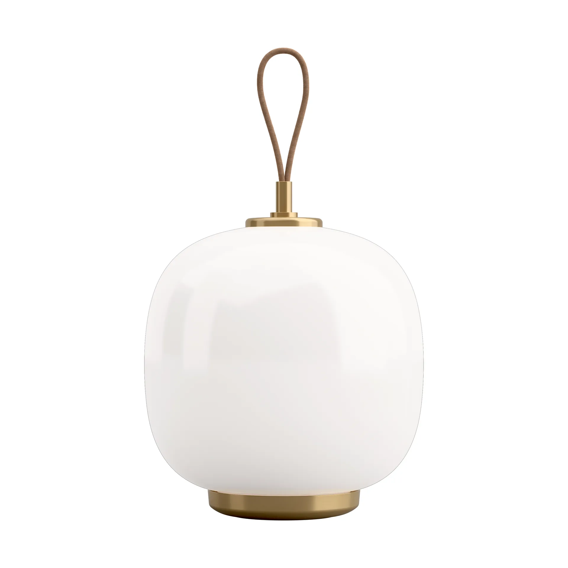 Lampada portatile VL45 Radiohus Ø17,5 cm, Brass-white opal glass Louis Poulsen