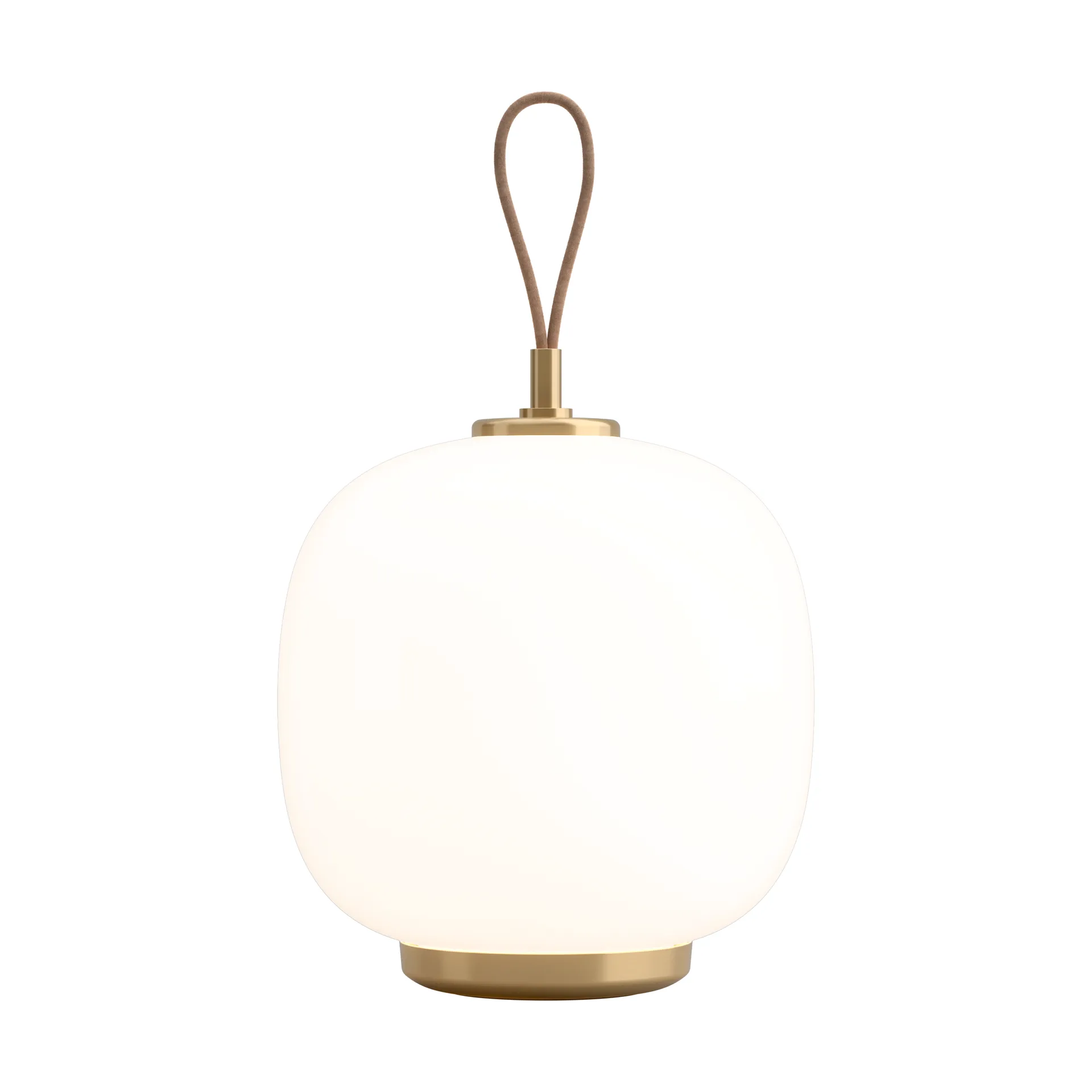 Lampada portatile VL45 Radiohus Ø17,5 cm, Brass-white opal glass Louis Poulsen