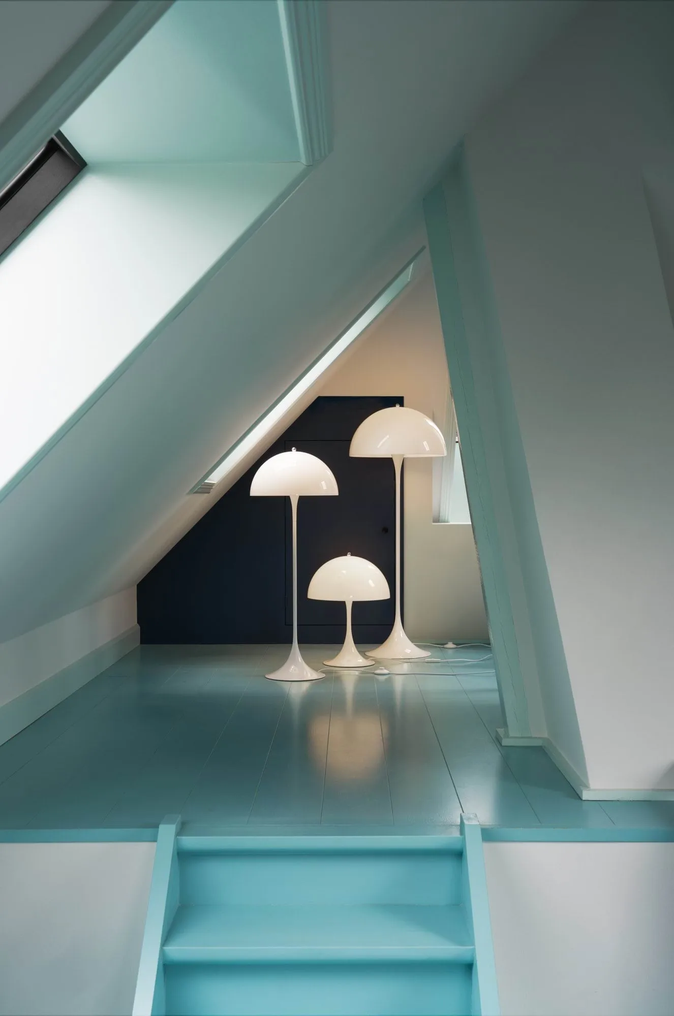 Panthella 400 lampada da tavolo, V3, Opal white Louis Poulsen