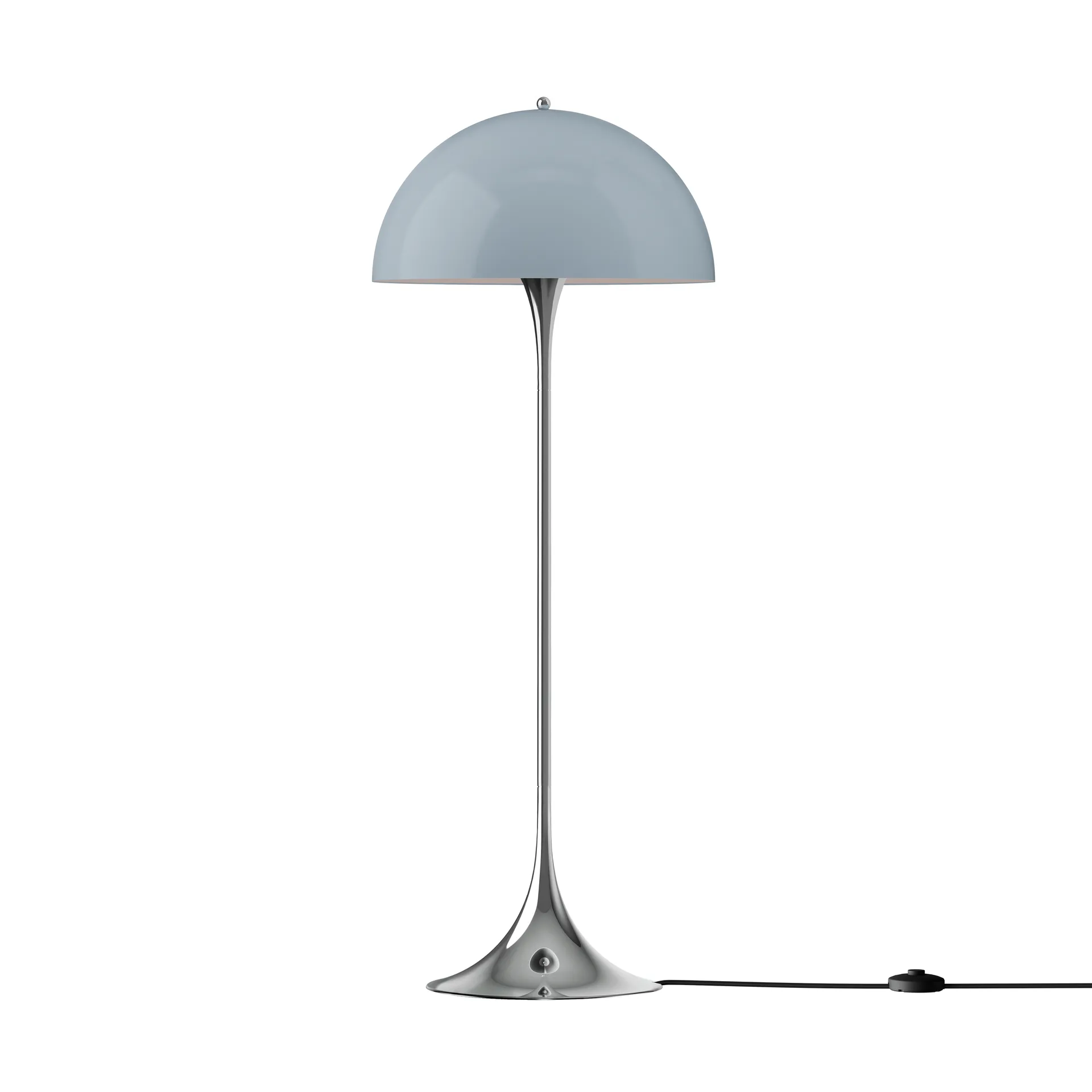 Panthella 500 lampada da terra, Original opal blue grey Louis Poulsen