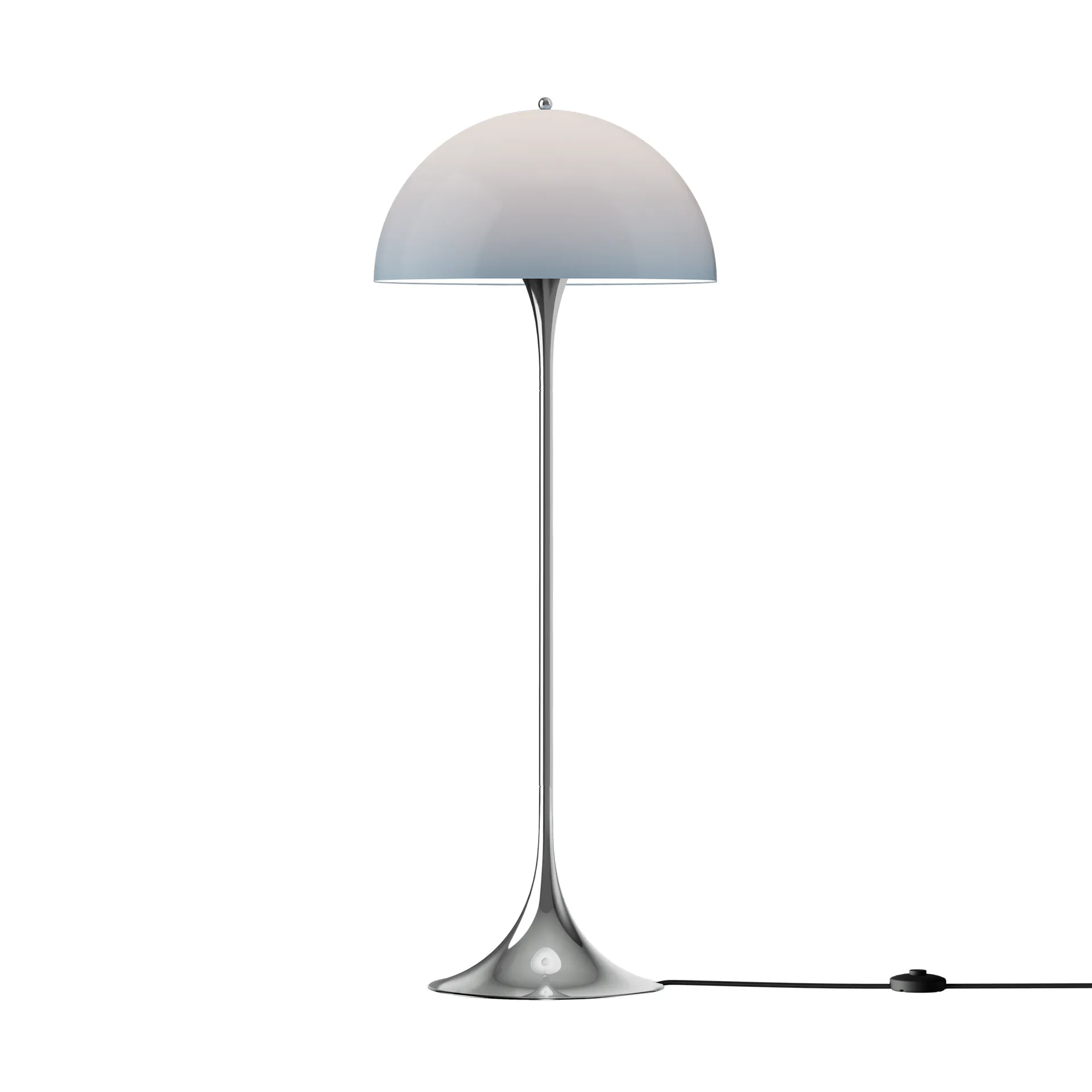 Panthella 500 lampada da terra, Original opal blue grey Louis Poulsen