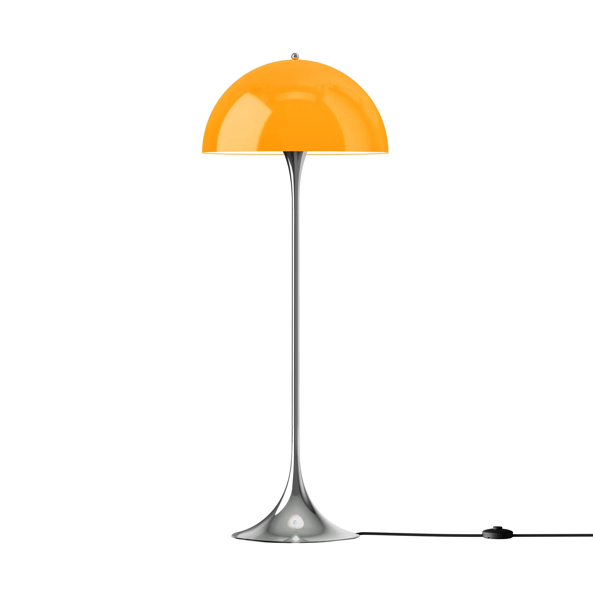 Panthella 500 lampada da terra, Original opal orange Louis Poulsen