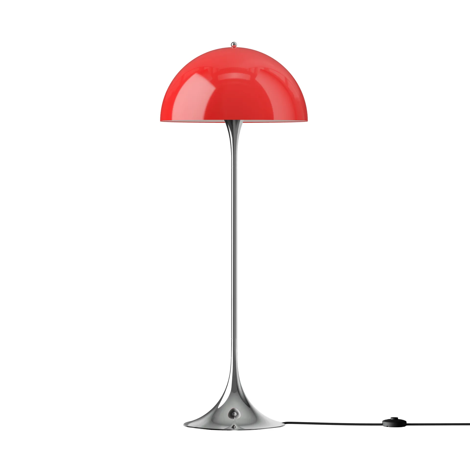 Panthella 500 lampada da terra, Original opal red Louis Poulsen