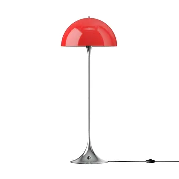 Panthella 500 lampada da terra - Original opal red - Louis Poulsen