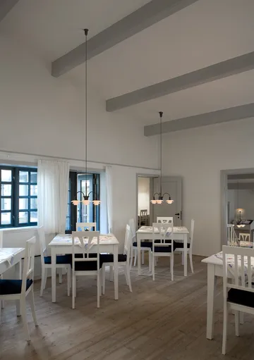 PH 1/1 Chandelier Centenary Edition lampadario - Brass-dusty terracotta, 3 bracci - Louis Poulsen