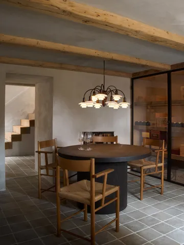 PH 1/1 Chandelier Centenary Edition lampadario - Brass-dusty terracotta, 9 bracci - Louis Poulsen