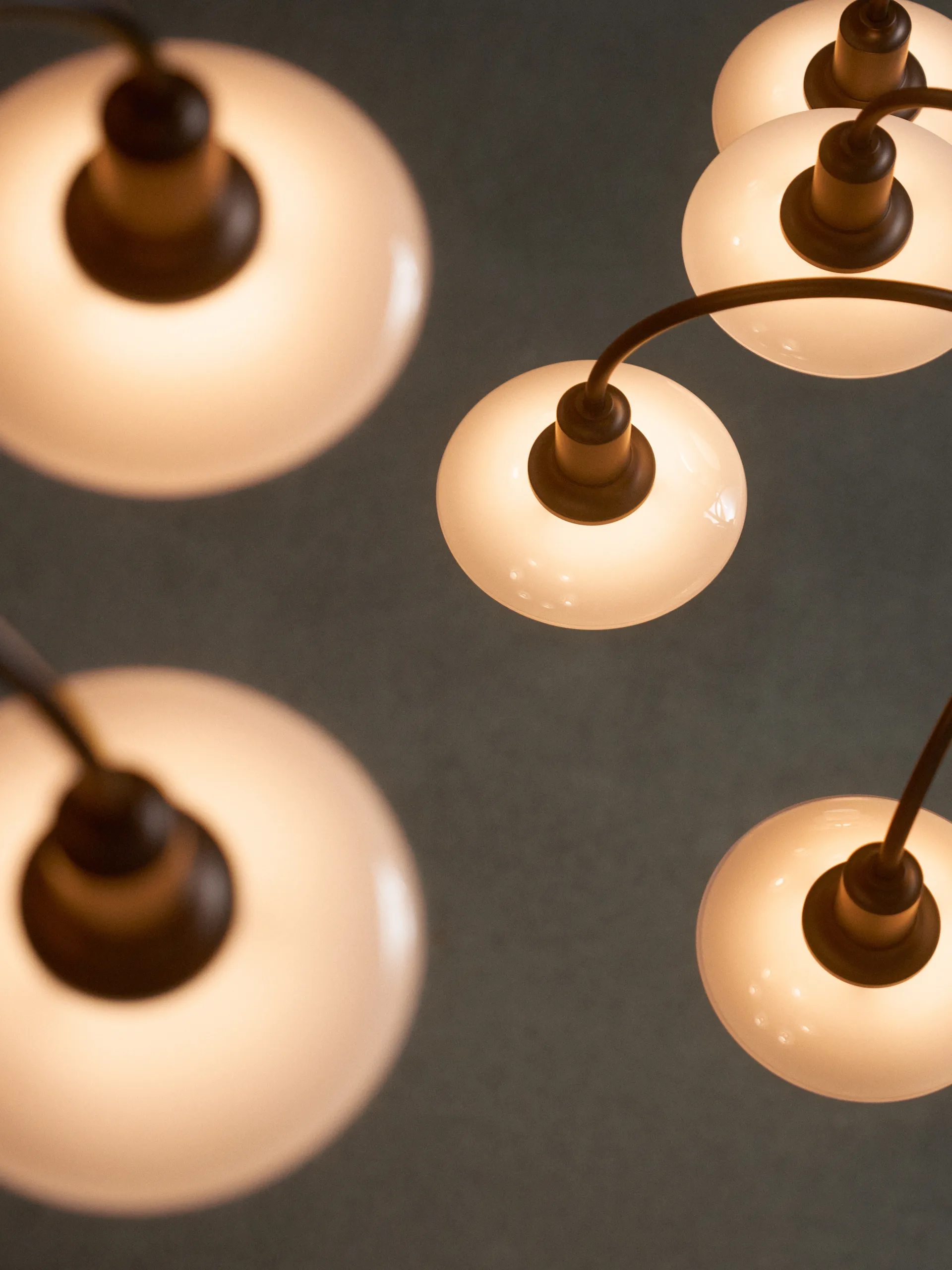 PH 1/1 Chandelier Centenary Edition lampadario, Ottone-dusty terracotta, 6 bracci Louis Poulsen