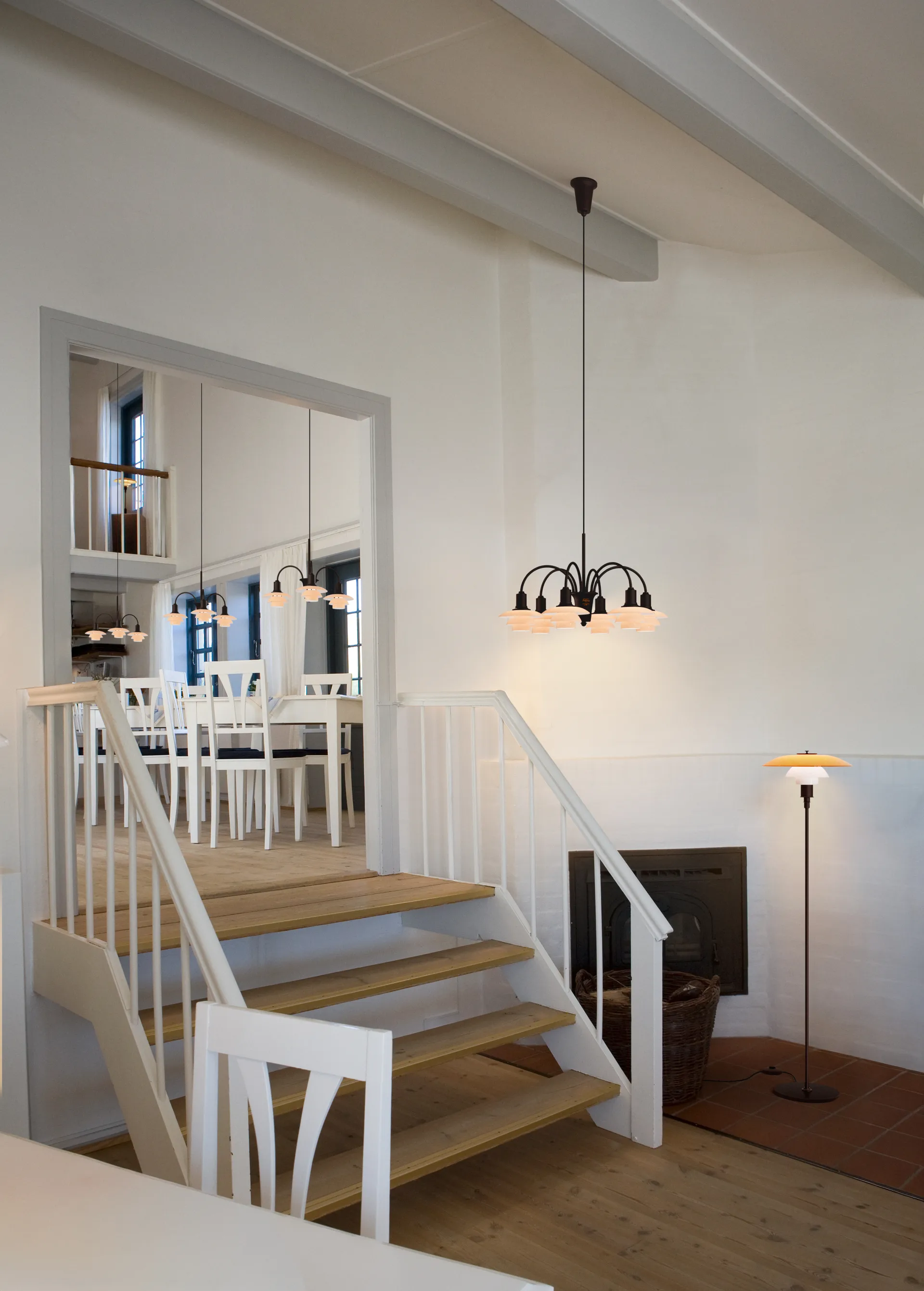 PH 1/1 Chandelier Centenary Edition lampadario, Ottone-dusty terracotta, 6 bracci Louis Poulsen