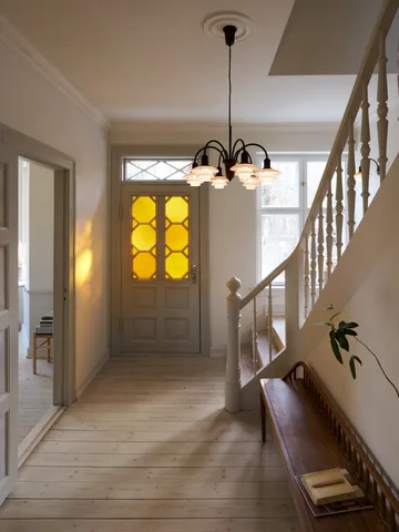 PH 1/1 Chandelier Centenary Edition lampadario - Ottone-dusty terracotta, 6 bracci - Louis Poulsen