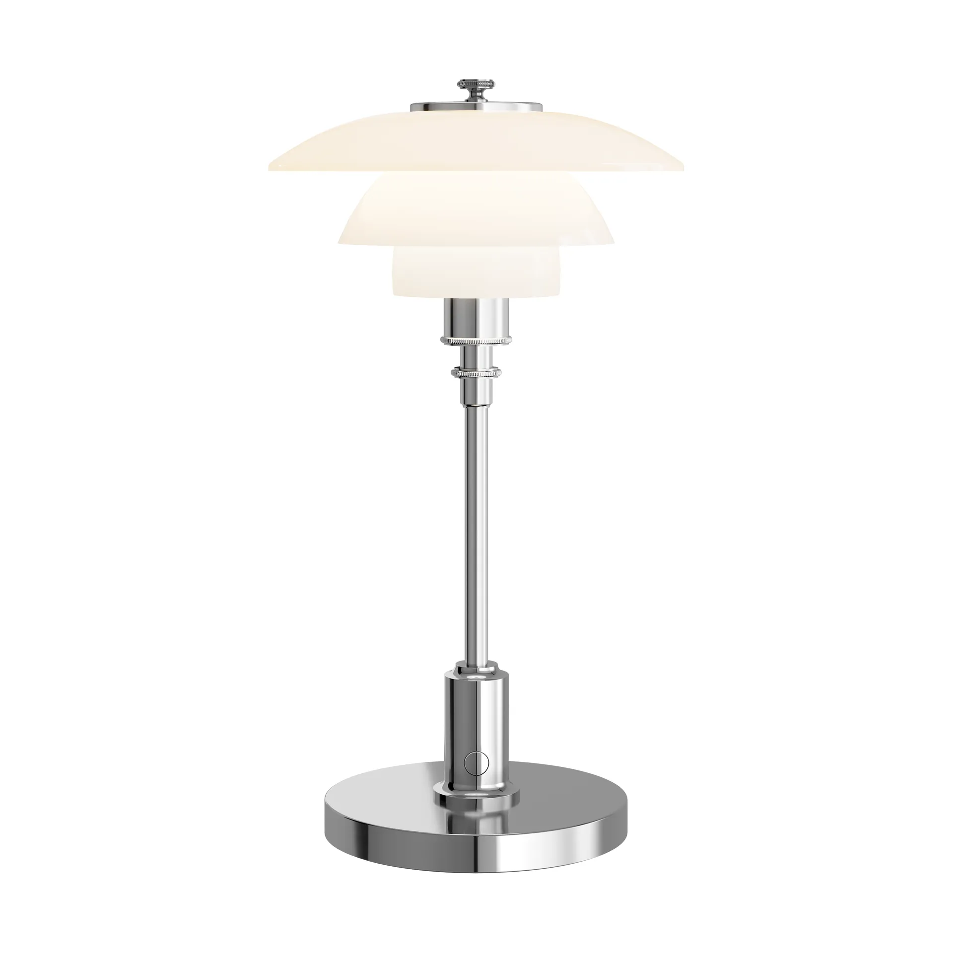 PH 1/1 lampada da tavolo portatile, Cromato Louis Poulsen