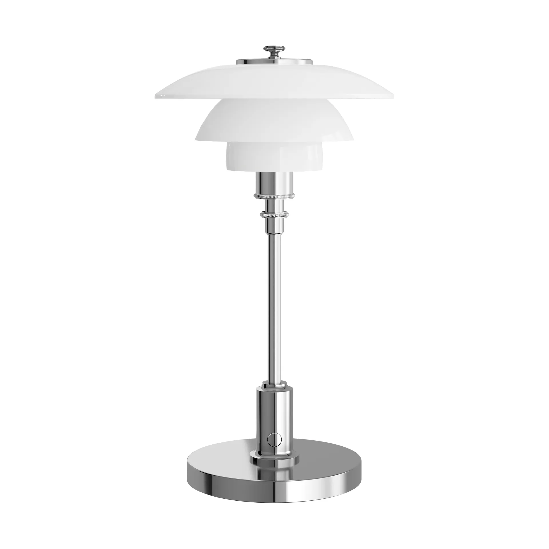PH 1/1 lampada da tavolo portatile, Cromato Louis Poulsen