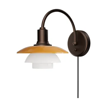 PH 2/2 Centenary Edition applique - Amber-opal white, spina elettrica - Louis Poulsen
