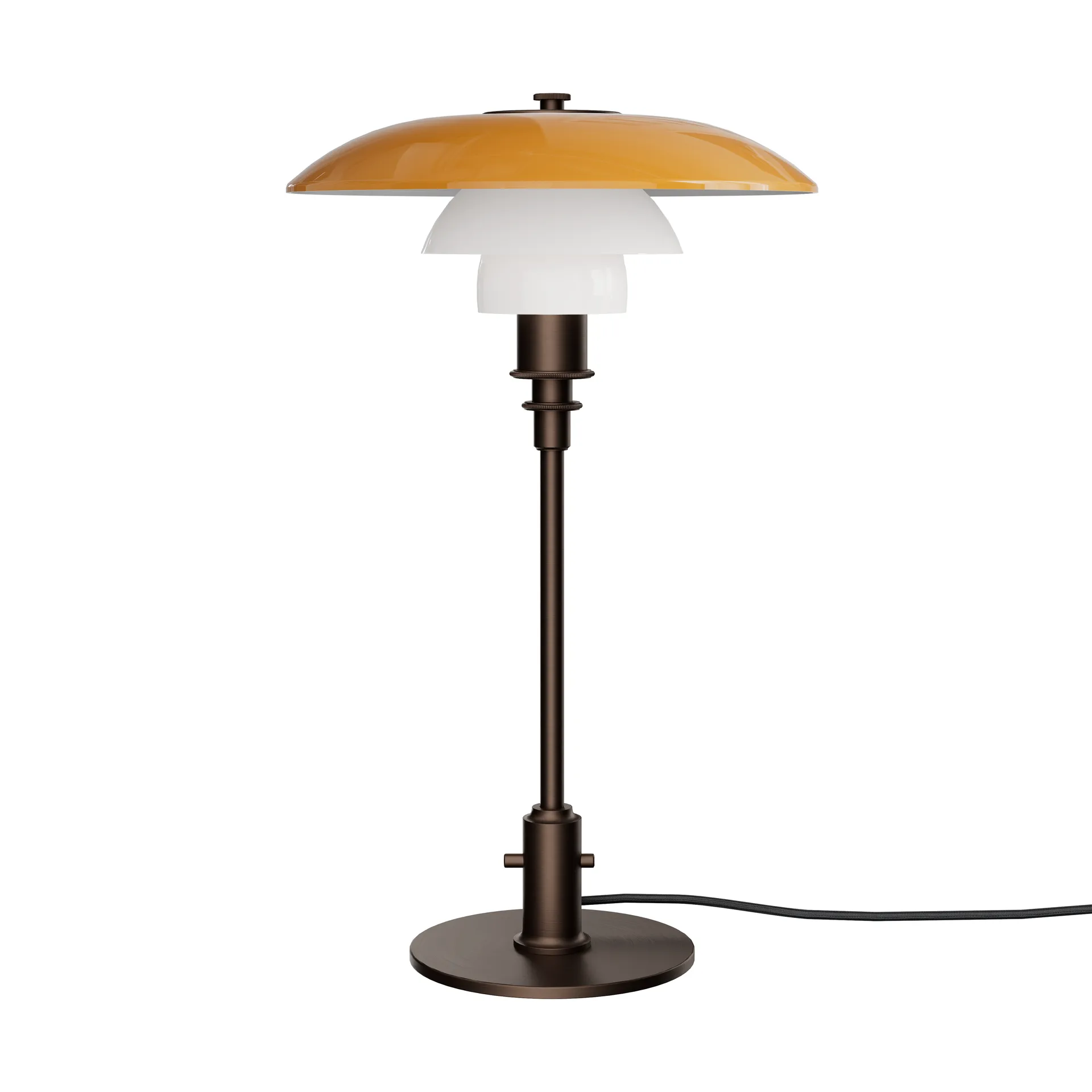 PH 3/2 lampada da tavolo Centenary Edition, Amber-opal white Louis Poulsen
