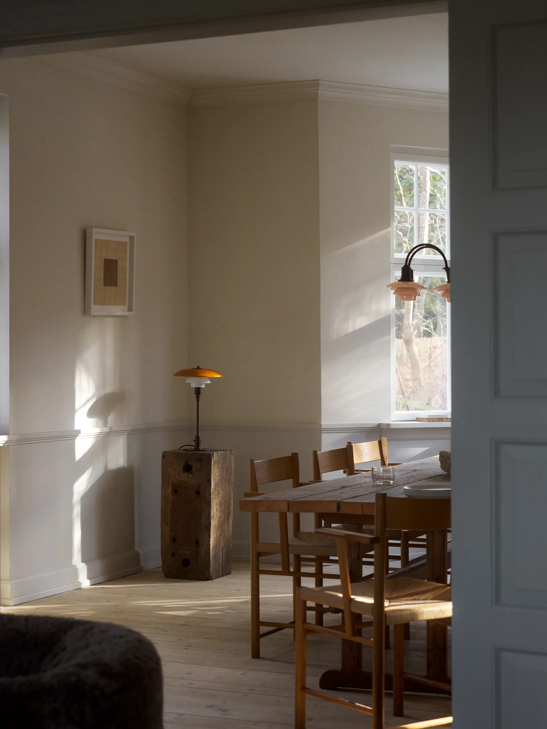 PH 3/2 lampada da tavolo Centenary Edition, Amber-opal white Louis Poulsen