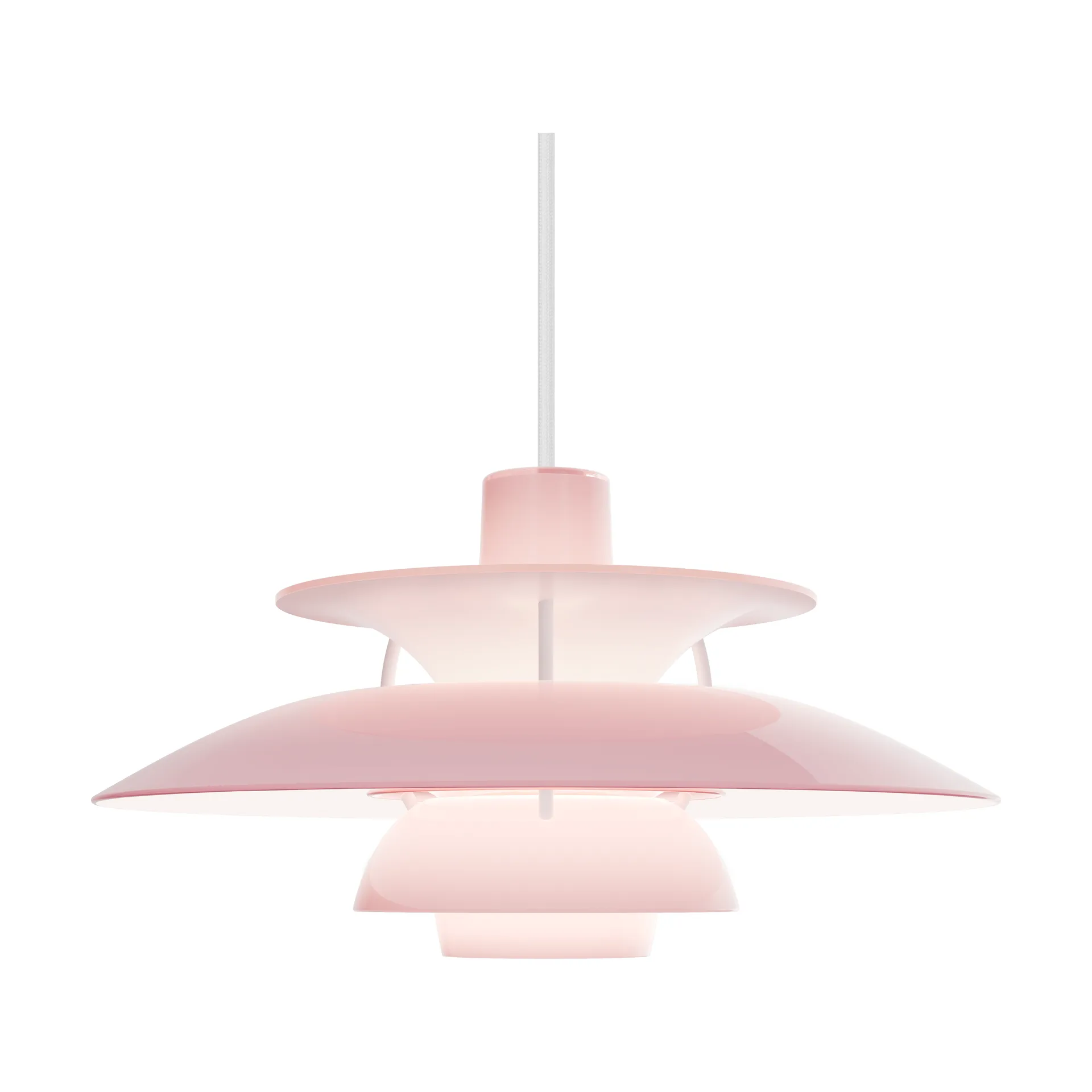 PH 5 lampada a sospensione Ø32 cm, Opal pale rose Louis Poulsen